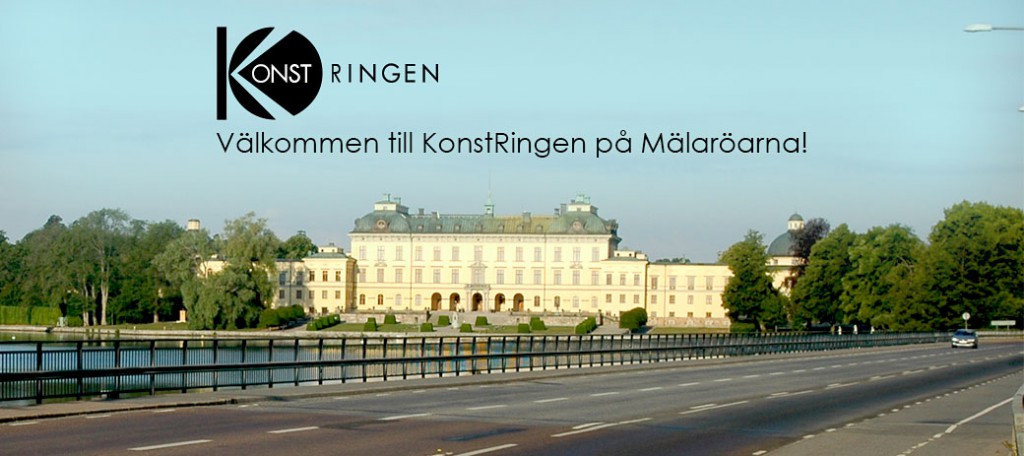 Välkommen till Konstringen, bild av Drottningholms slott